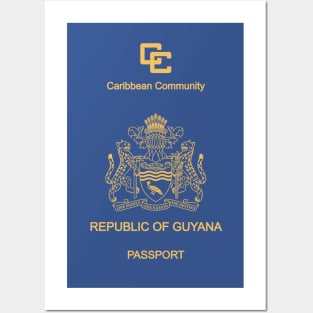 Guyana passport Posters and Art